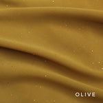 Georgette Glitter Hijab - Olive